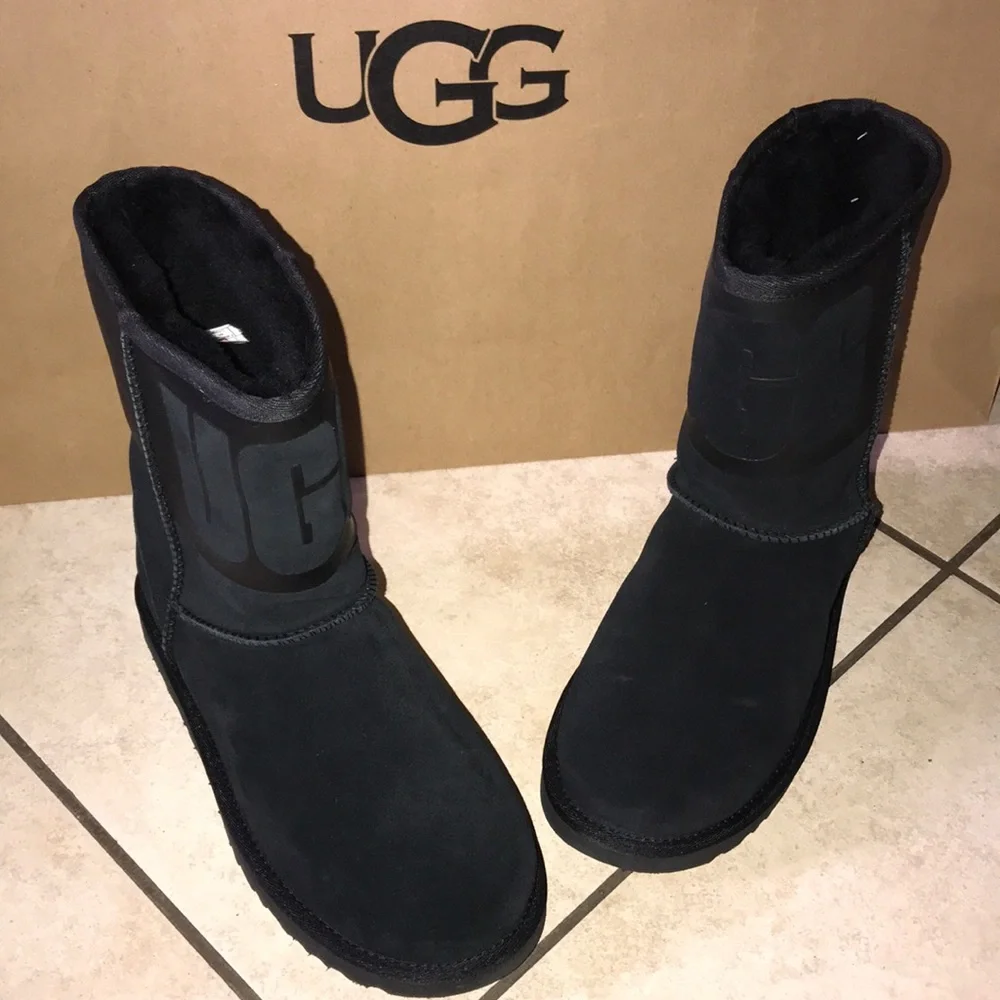 Women’s UGG CLASSIC SHORT UGG RUBBER - Picture 1 of 6